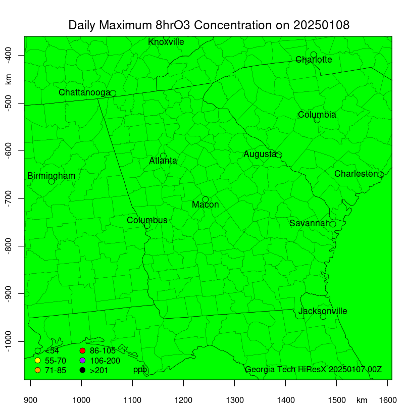 Daily Source Impact Forecast Map Not Found