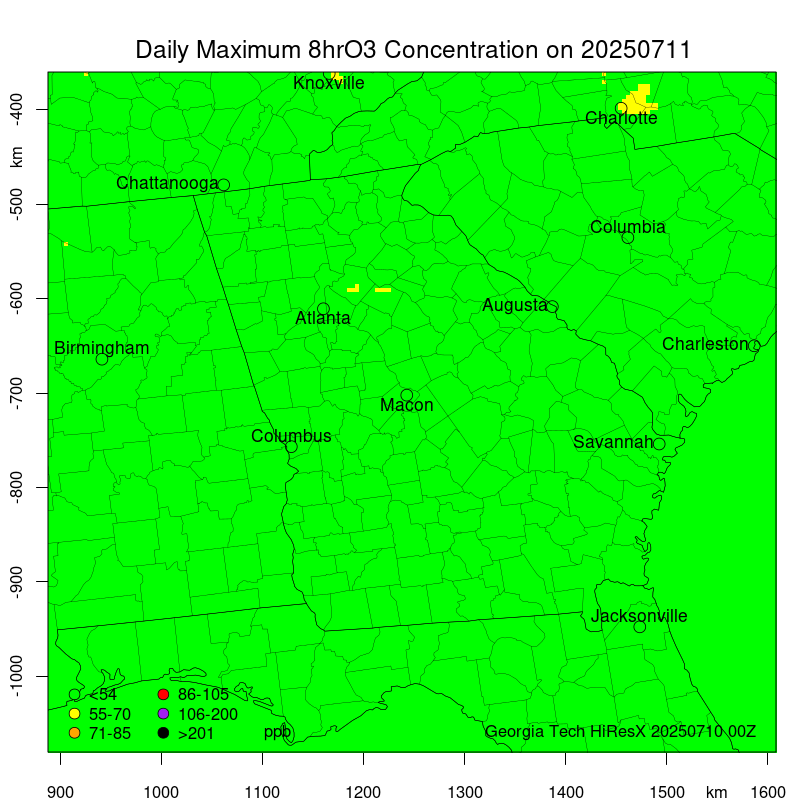 Daily Source Impact Forecast Map Not Found