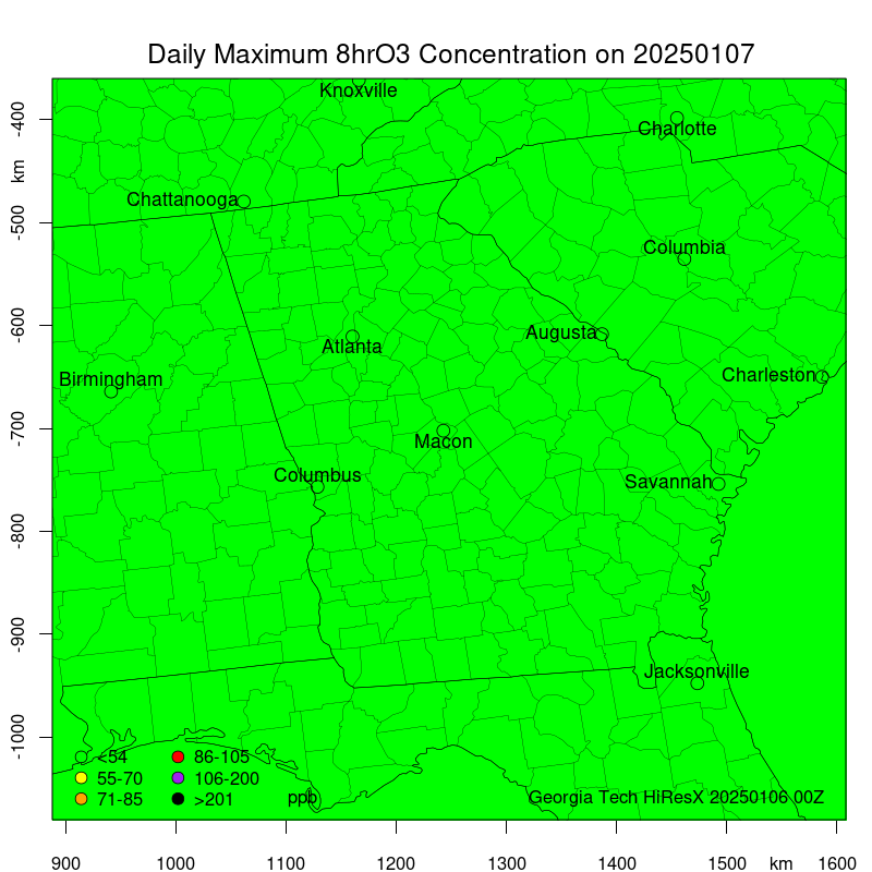 Daily Source Impact Forecast Map Not Found