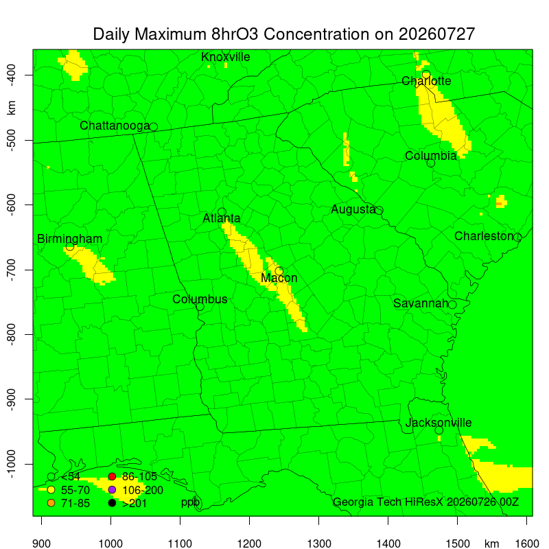 Daily Source Impact Forecast Map Not Found